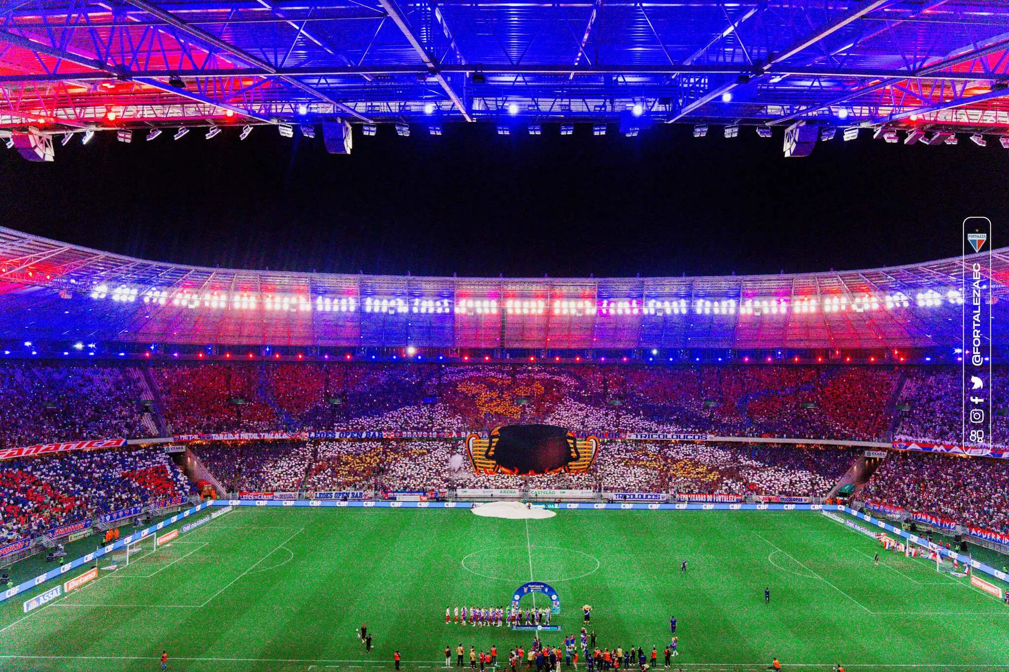Festa da torcida na final entre Fortaleza x CRB