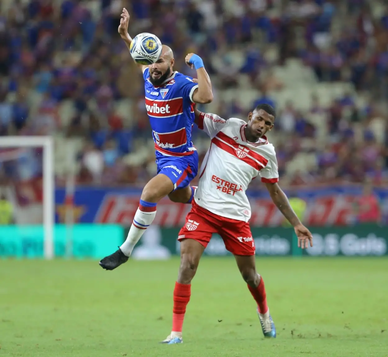 Zé Welison durante Fortaleza x CRB