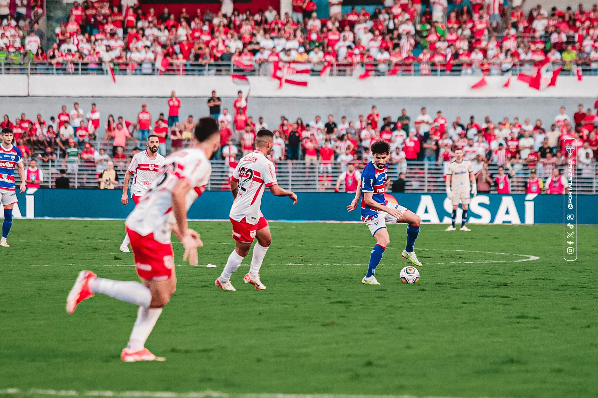 Pedro Augusto durante CRB x Fortaleza