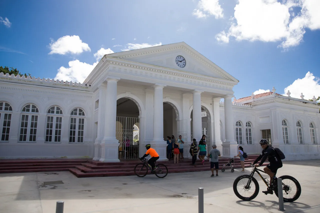 O Complexo Cultural Estação das Artes Belchior fica no Centro de Fortaleza