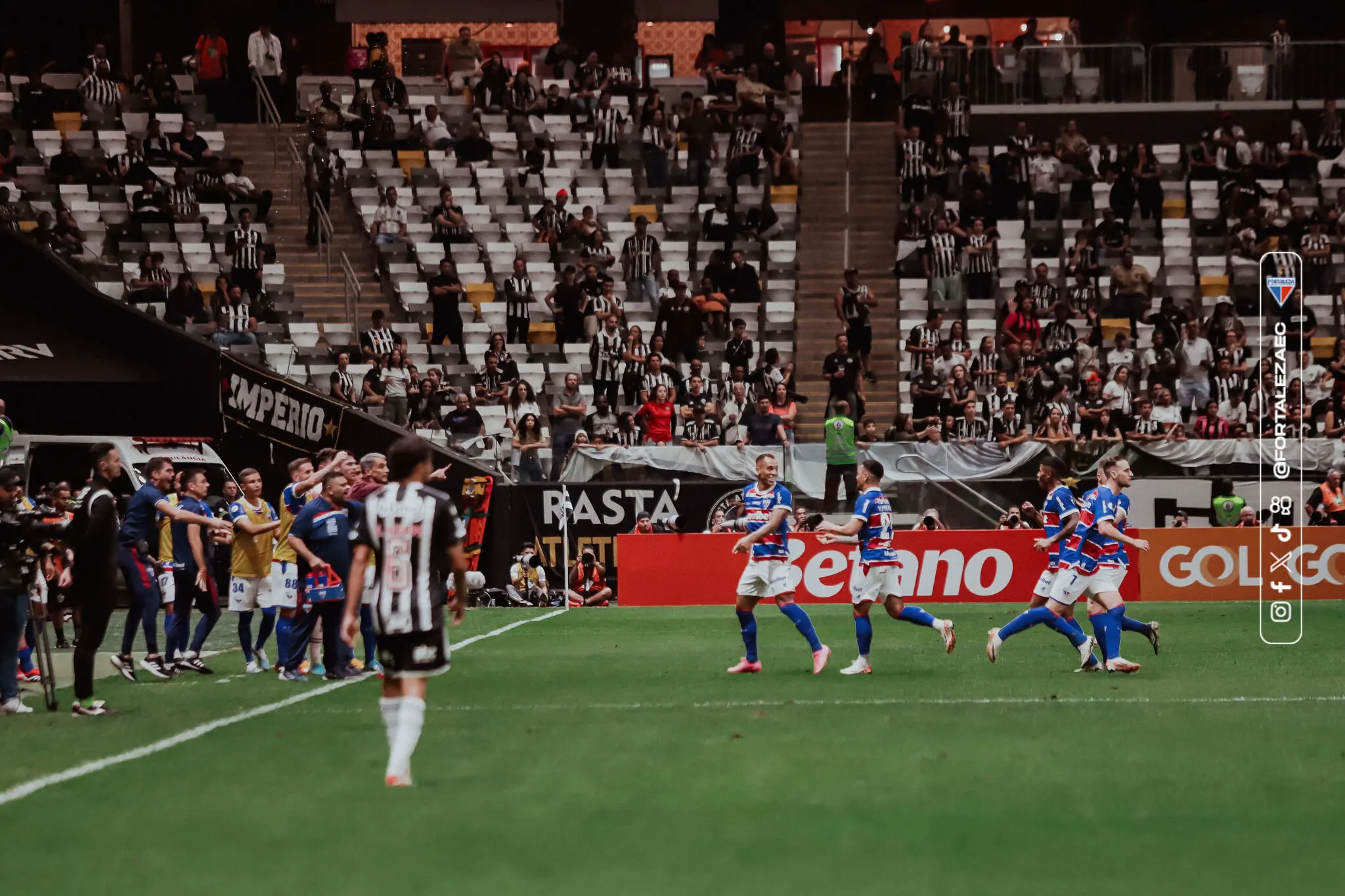 Breno Lopes durante Atlético-MG x Fortaleza