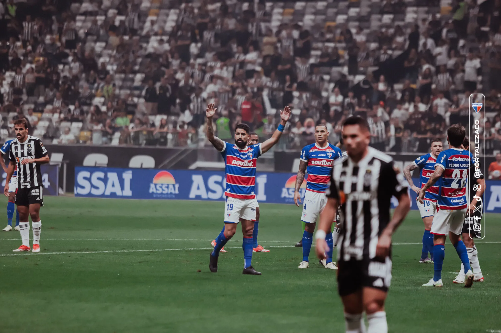 Brítez durante Atlético-MG x Fortaleza