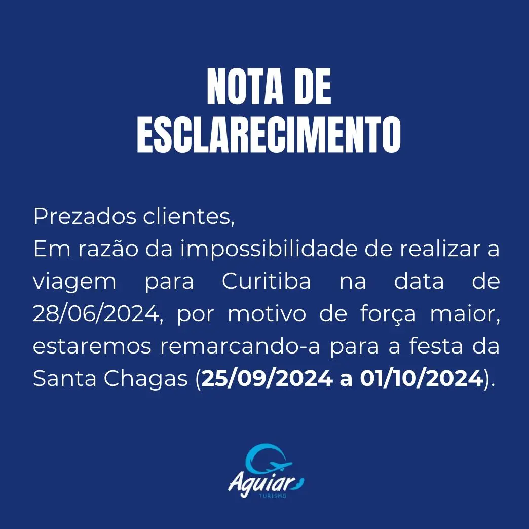 nota de esclarecimento