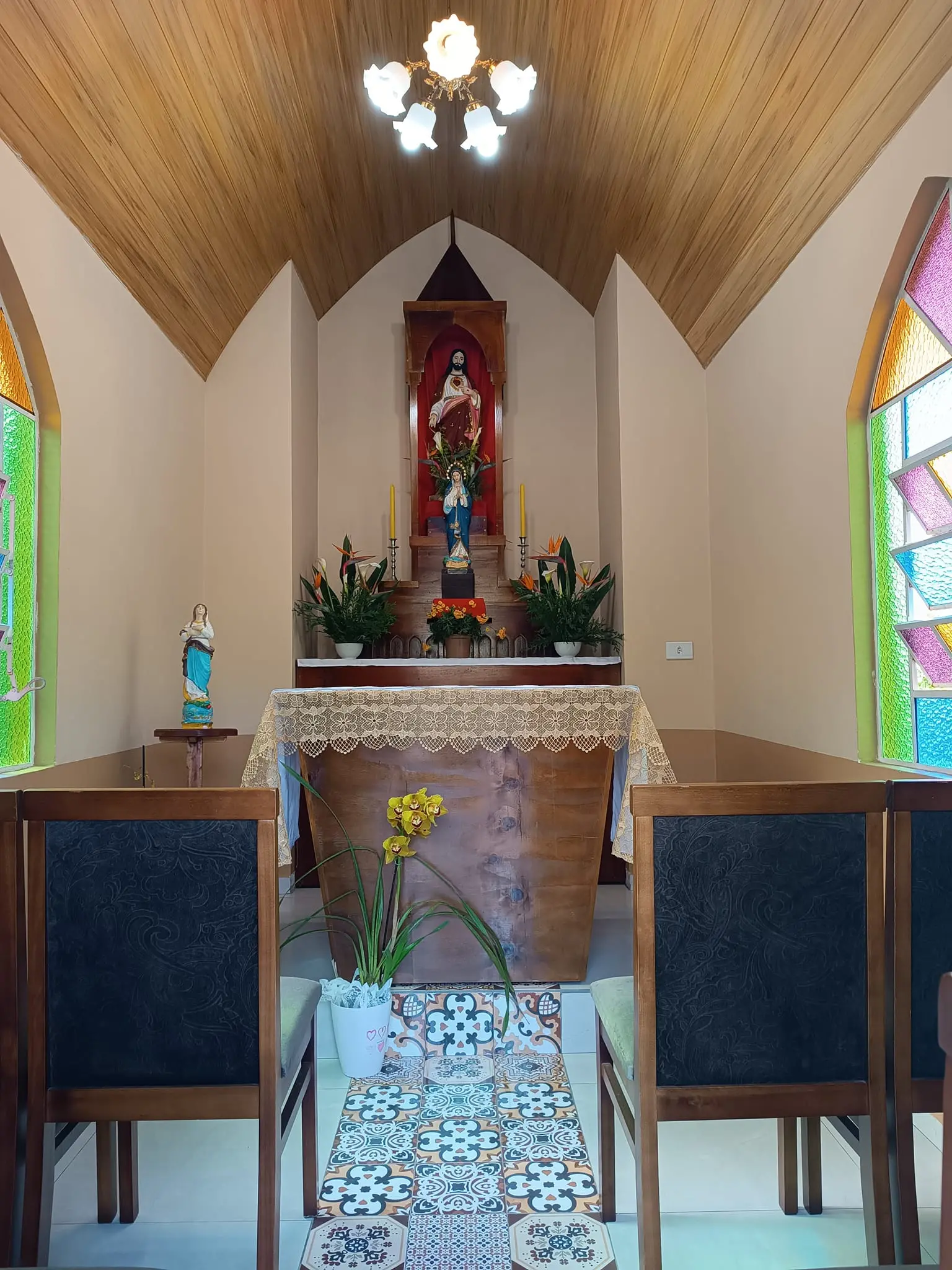 altar igreja Capela Sagrado Coração de Jesus e Nossa Senhora da Conceição
