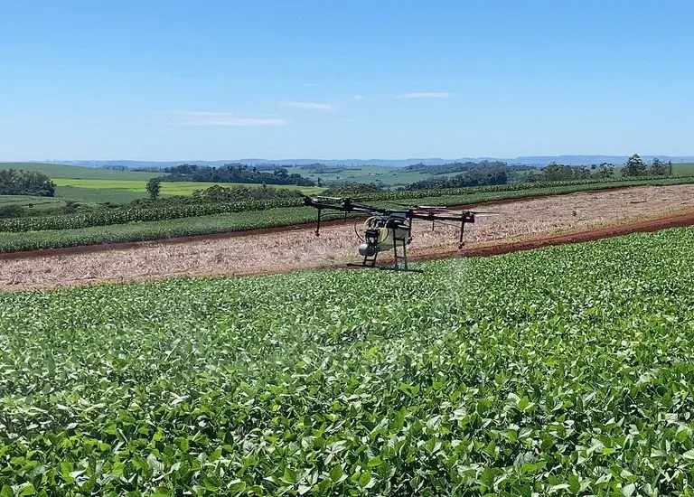 Drone no meio rural