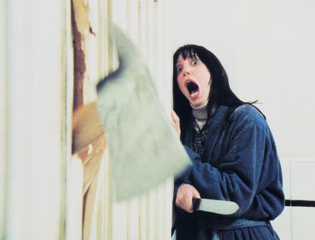 Cena de Shelley Duvall no filme O Iluminado