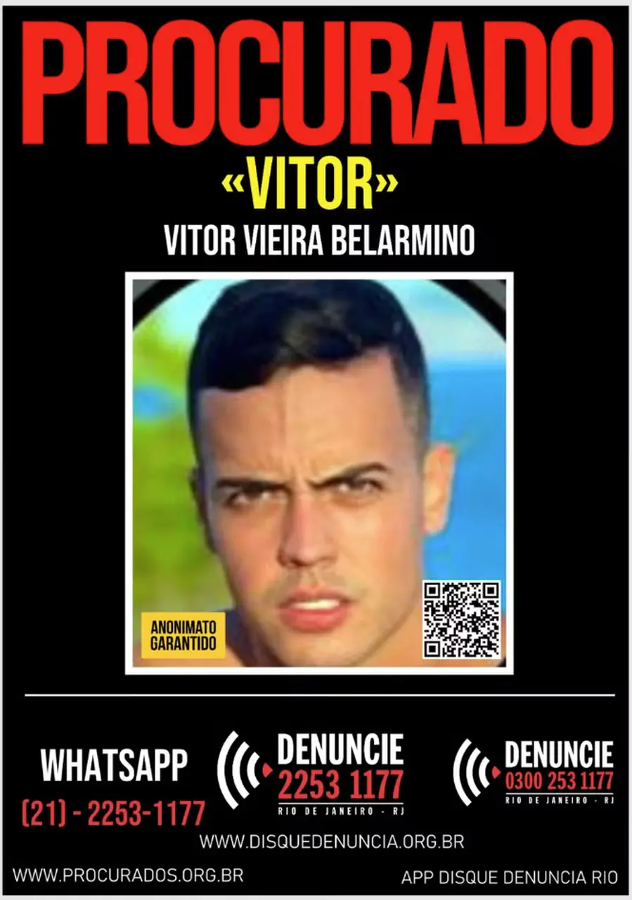 Vitor é procurado pela polícia