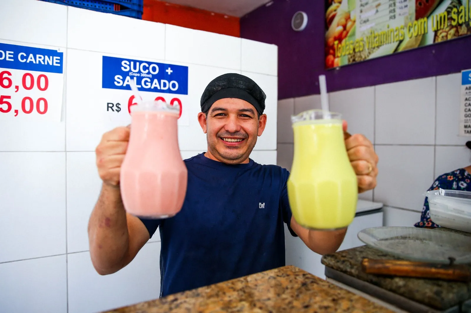 Francisco Fábio Pereira é proprietário do Irmão Lanches Jarrão, há 19 anos no Centro