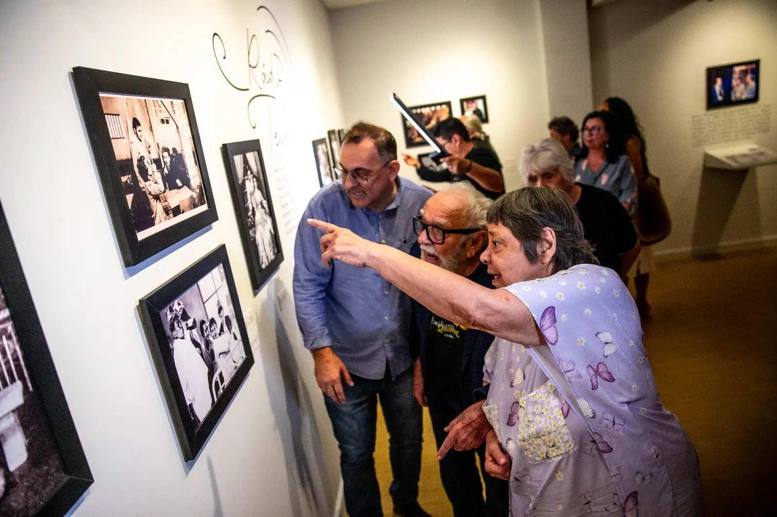 O ator visitou a exposição na ocasião da abertura, que ocorreu na última sexta-feira (19)