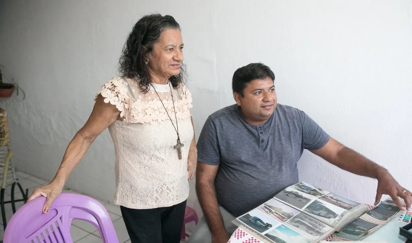 Fernando Victor e Dona Celia