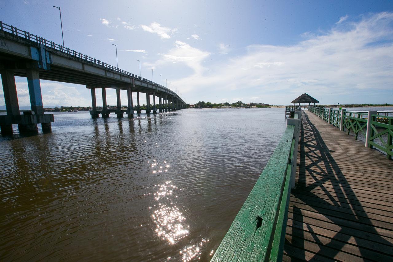 Vista da barra do ceará