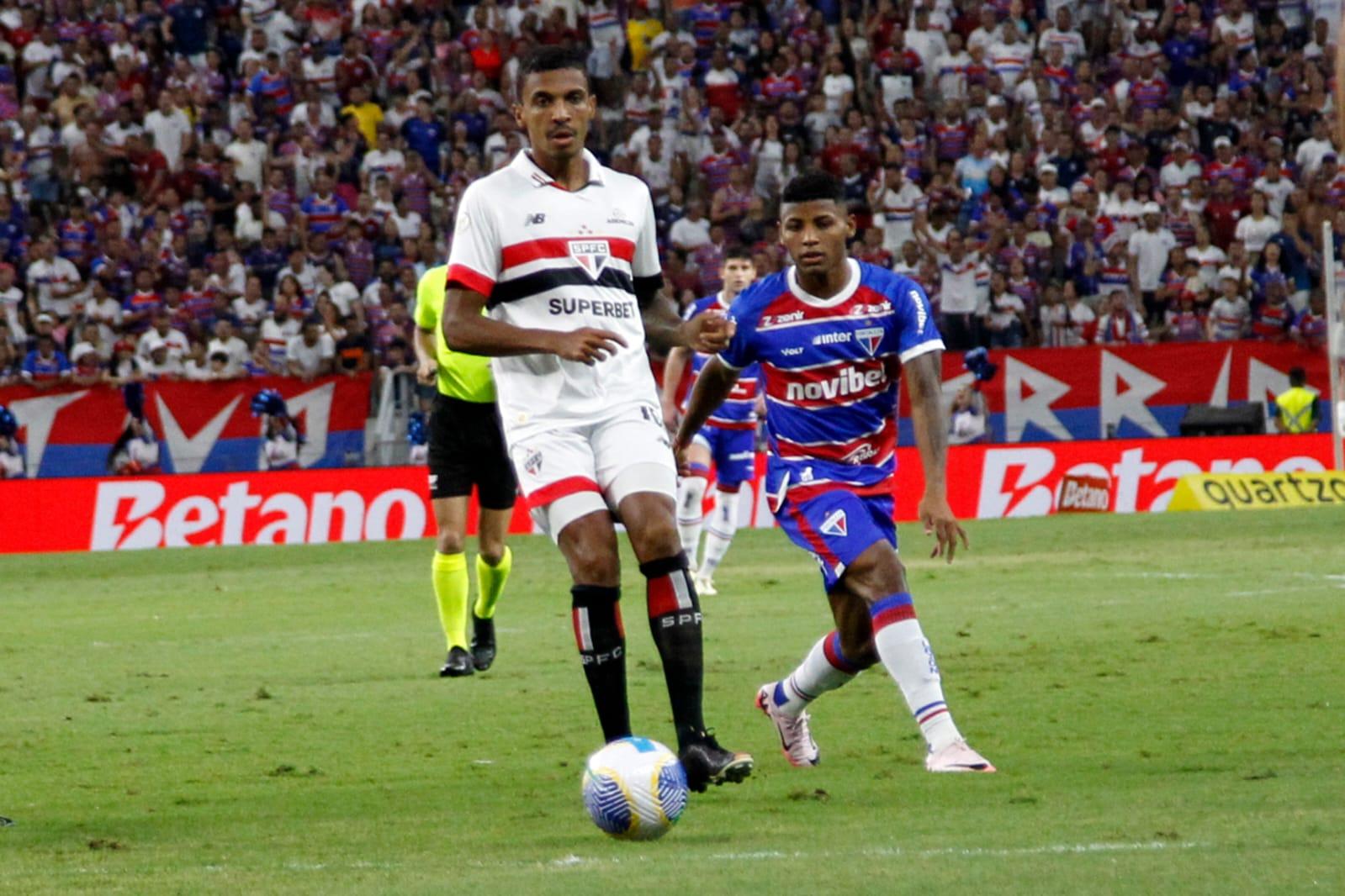 Hércules durante Fortaleza x São Paulo