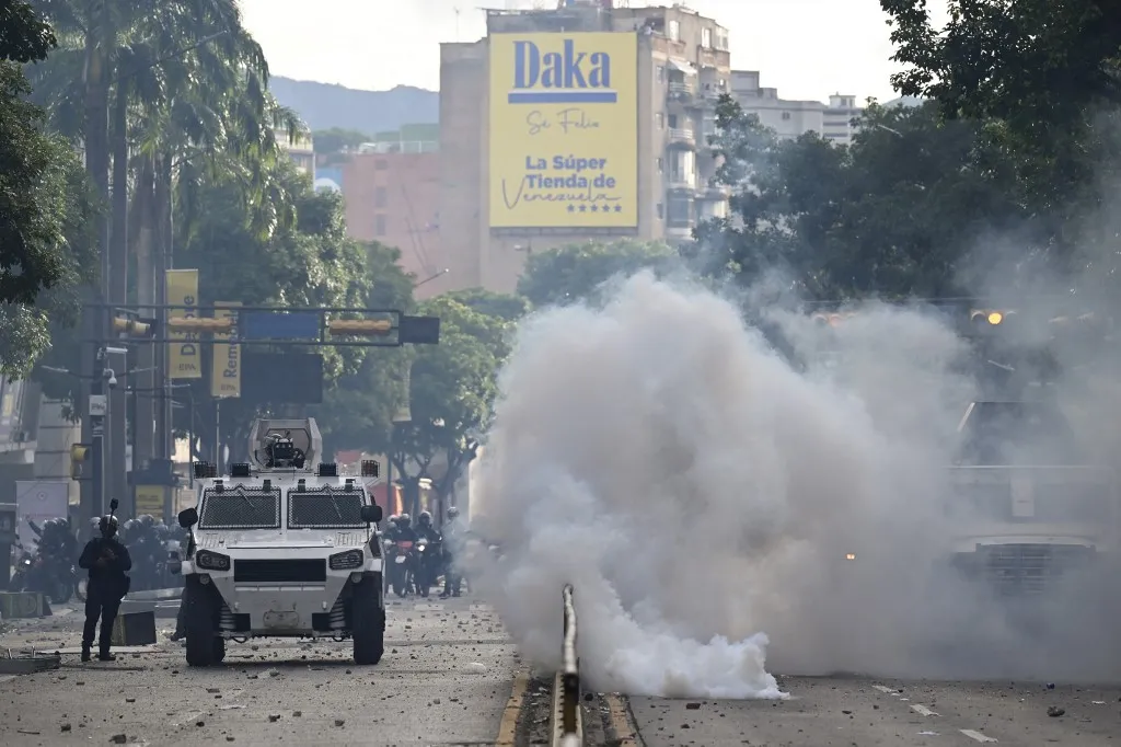 Militares contiveram população com gás lacrimogêneo