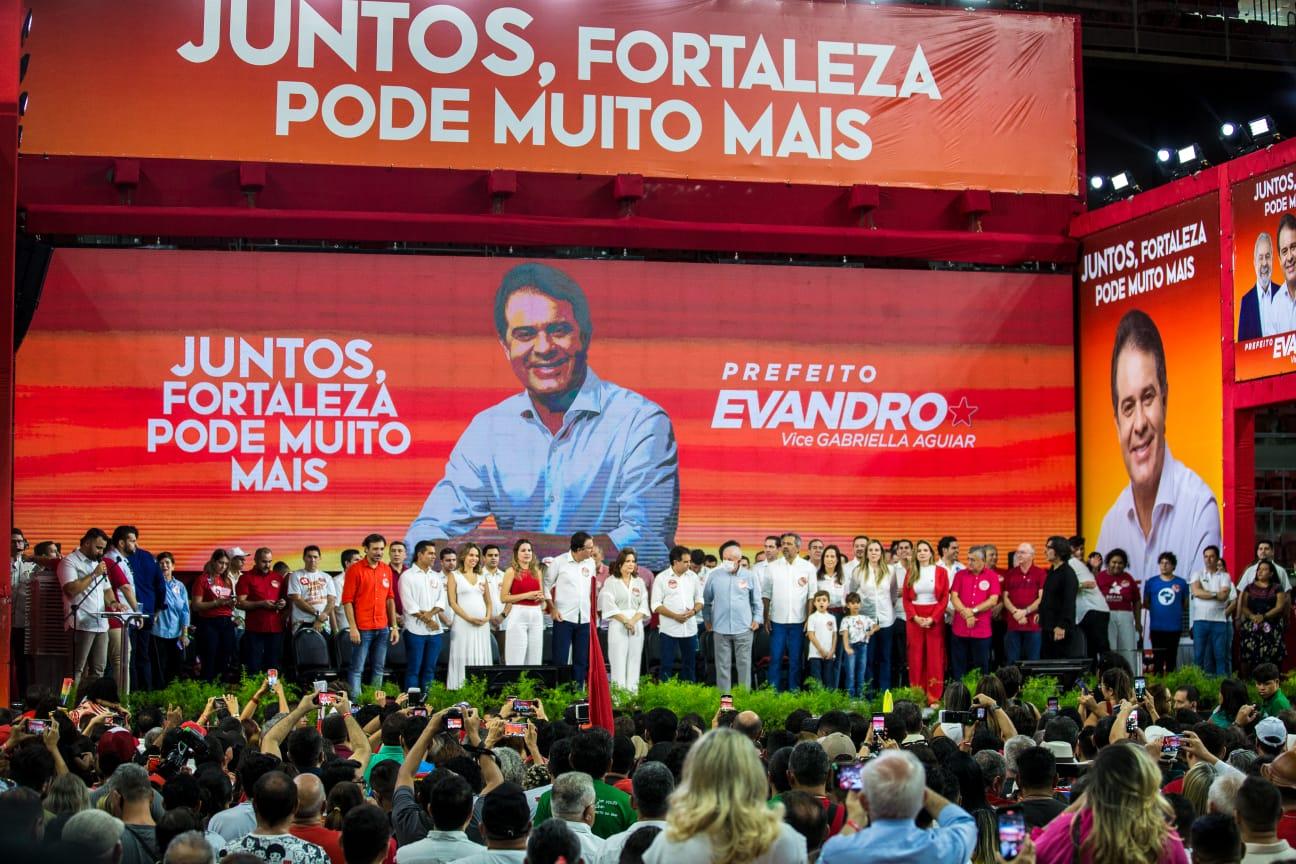 convenção do pt, evandro leitão