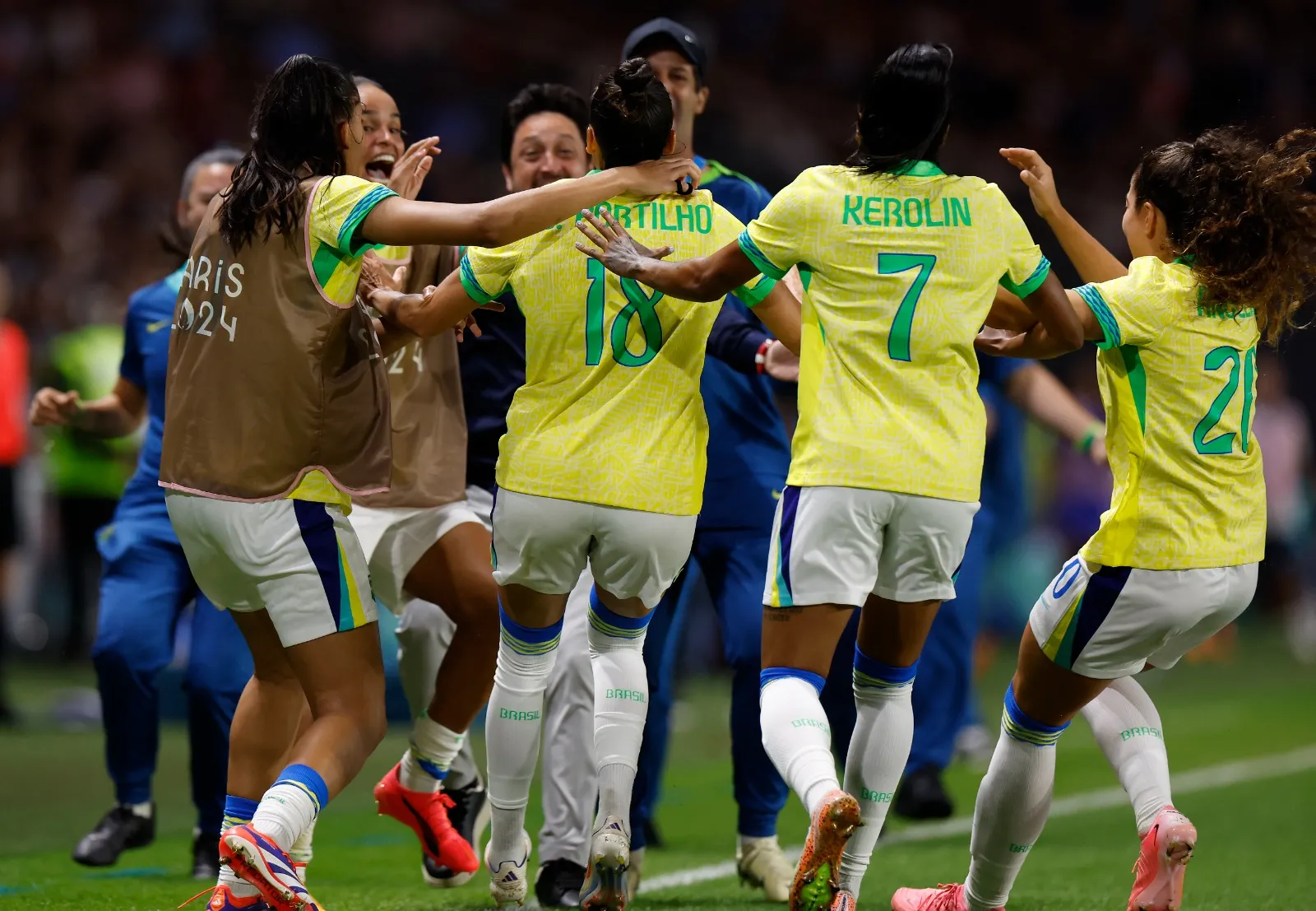 A Seleção Brasileira está na semifinal das Olimpíadas