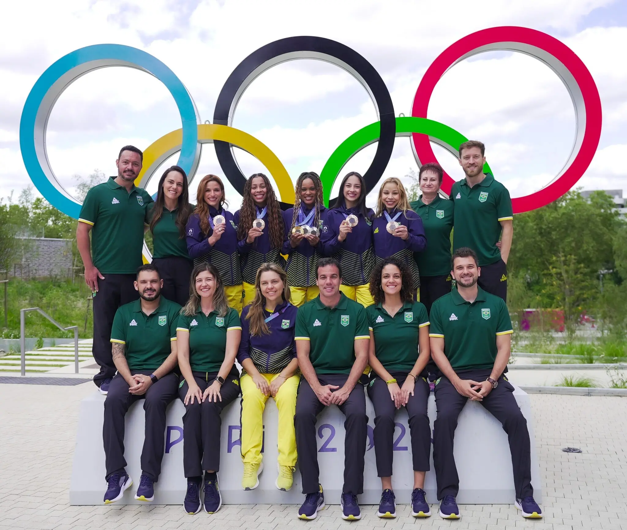 Equipe da ginástica artística feminina