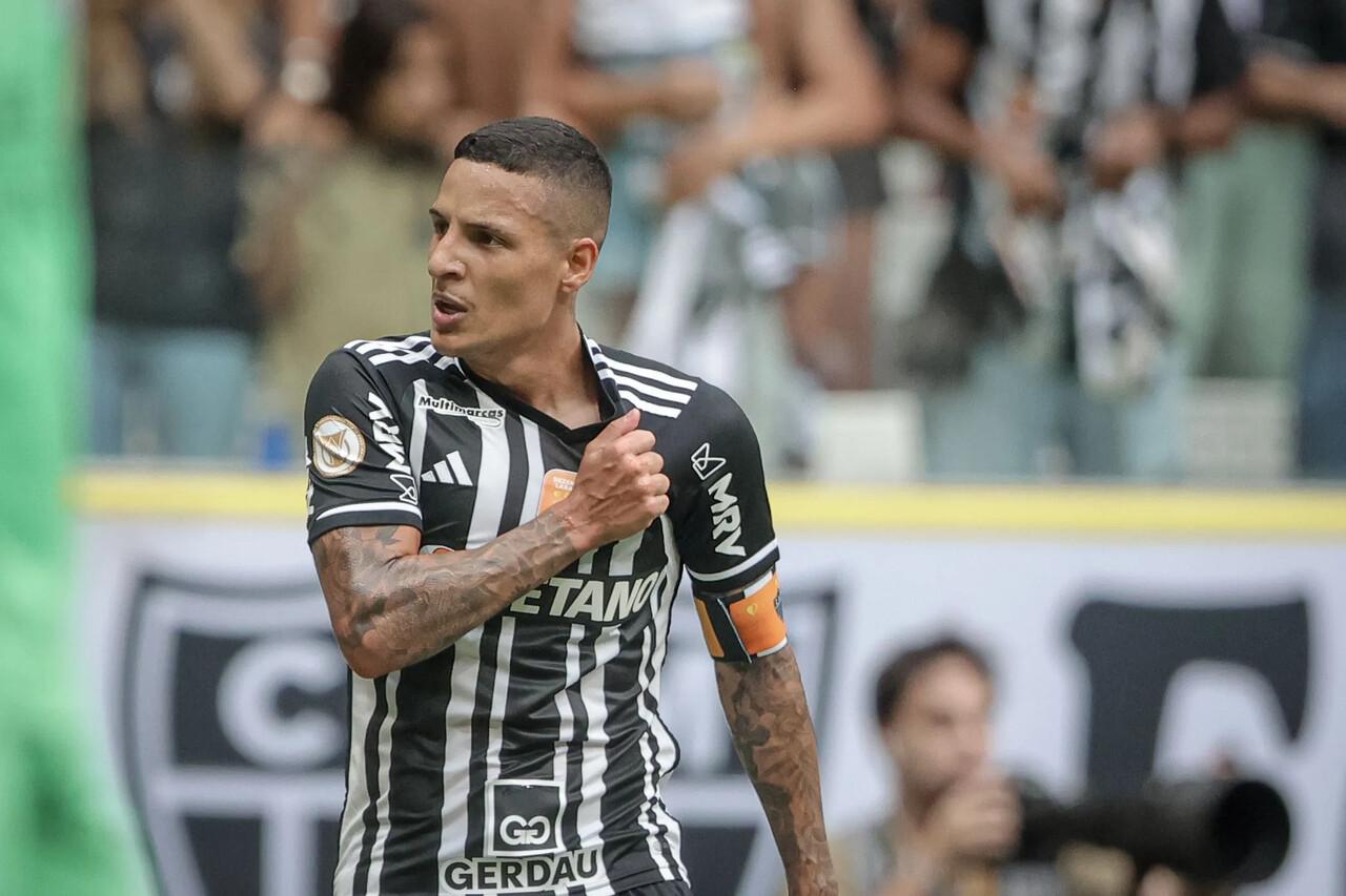 Guilherme Arana em ação pelo Atlético-MG