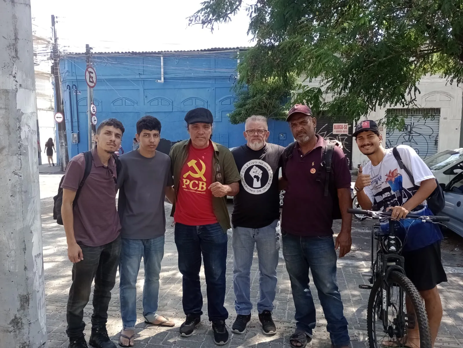 Chico Malta realizou ato de campanha ao lado do candidato a vice, o operário Roberto Santos
