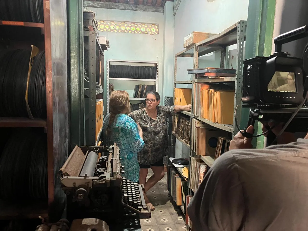 Bastidores das filmagens de 