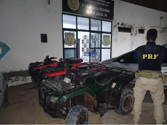 Homens são presos no Piauí com quadriclos furtados em Jericoacoara
