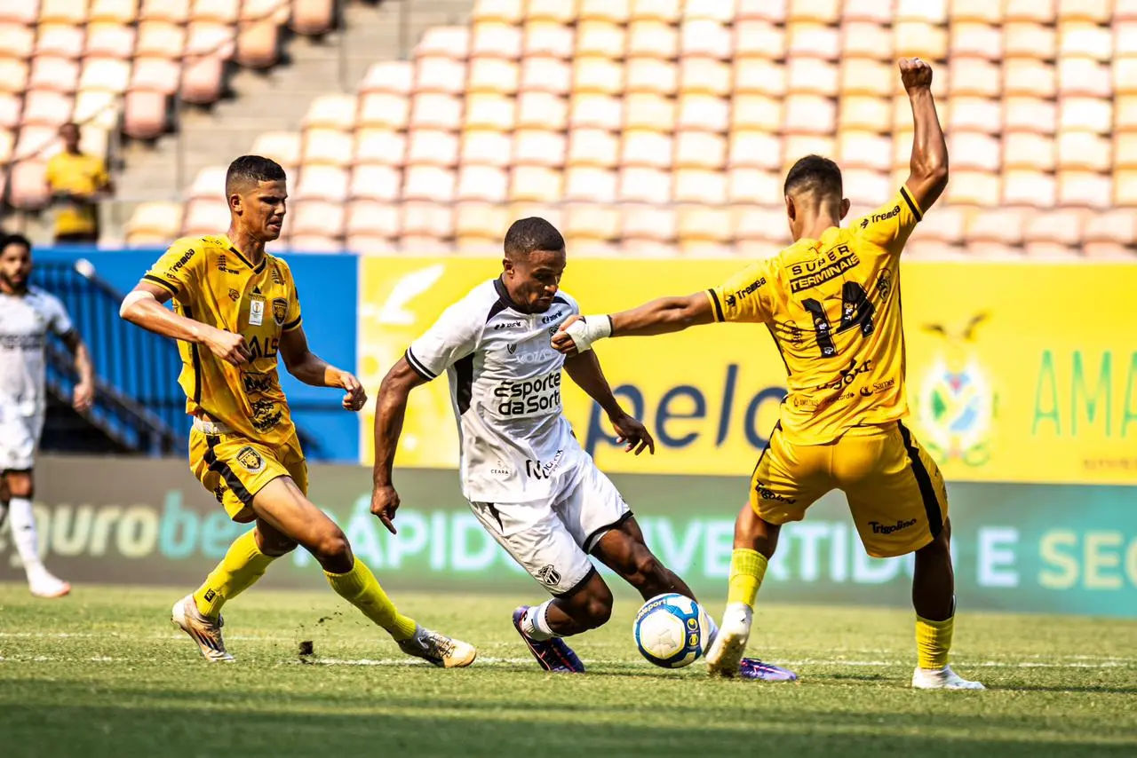 Saulo Mineiro durante Amazonas x Ceará