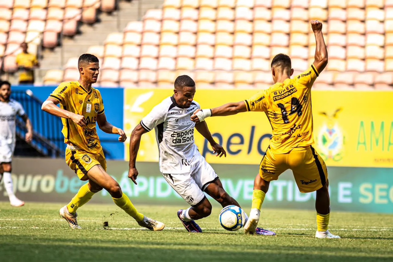 Saulo Mineiro durante Amazonas x Ceará
