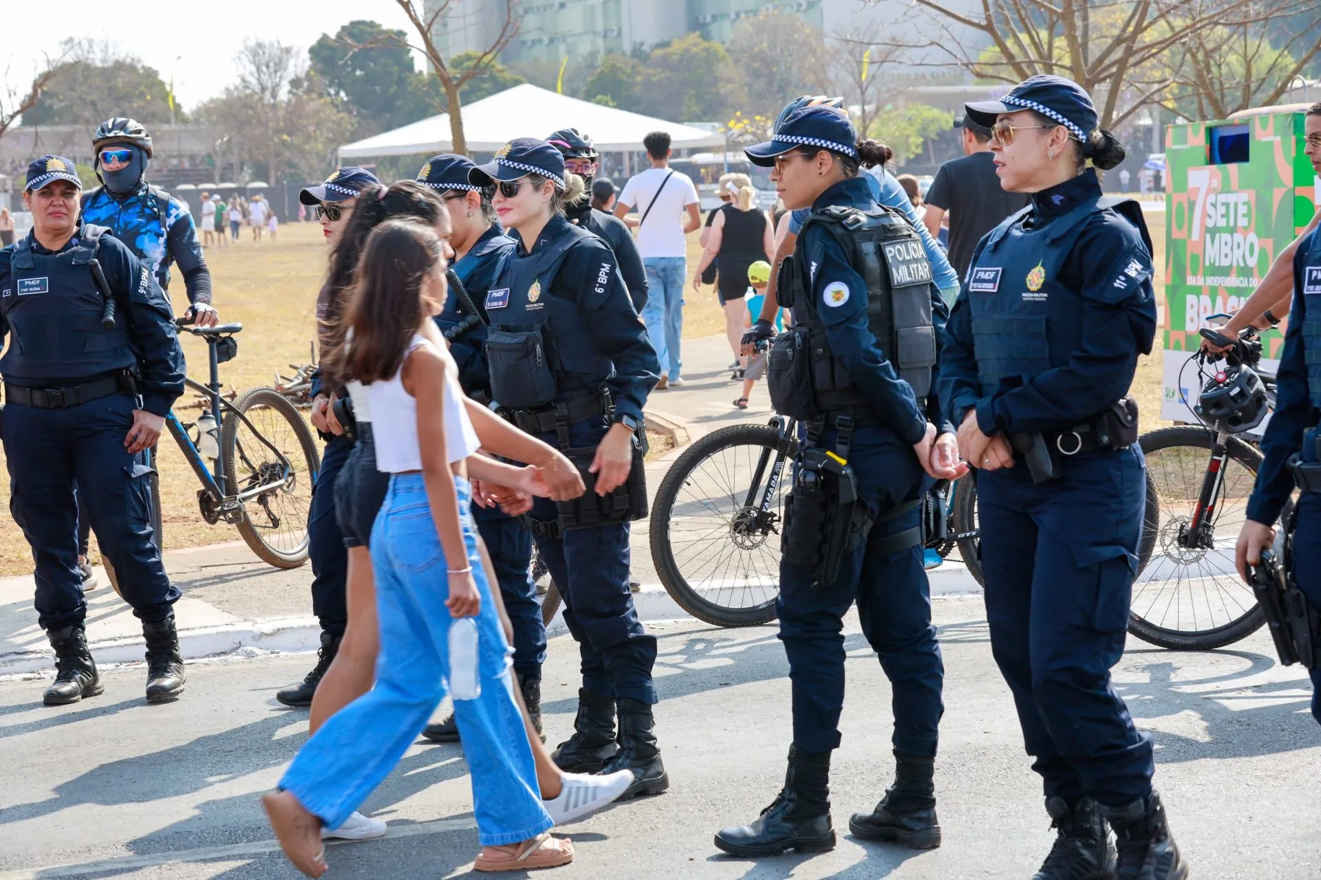Um esquema especial foi montado para dar suporte a quem foi para o evento.