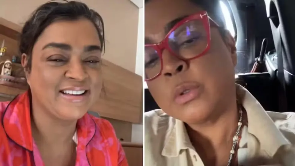 Cantora gravou stories nas redes sociais comunicando a volta para a casa, em São Paulo