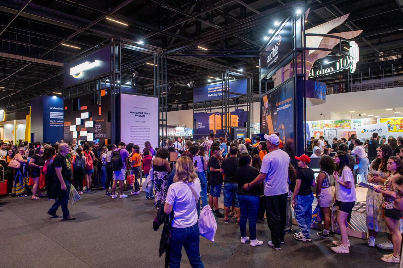 27ª Bienal Internacional do Livro de São Paulo marcou a estreia da Audible no evento