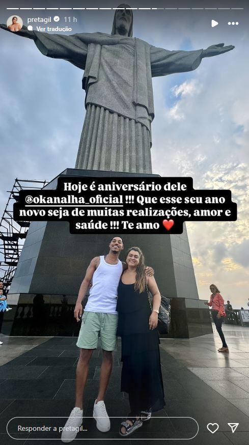 storie de preta gil com o cantor o kanalha