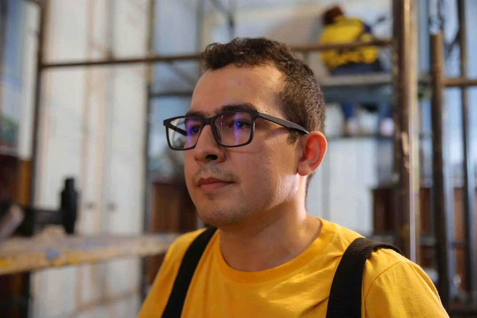 Antônio Lucas, 29 anos, é militar e formado em História; curso de pinturas parietais é segundo feito pelo jovem na Escola