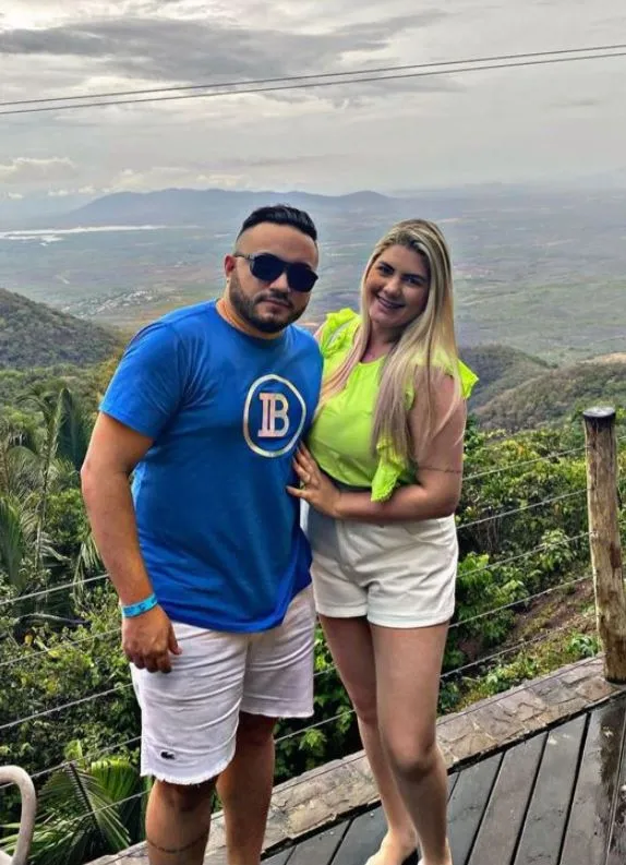 Viviane Lira Monte e o esposo, Renan Santiago, moravam juntos em Sobral