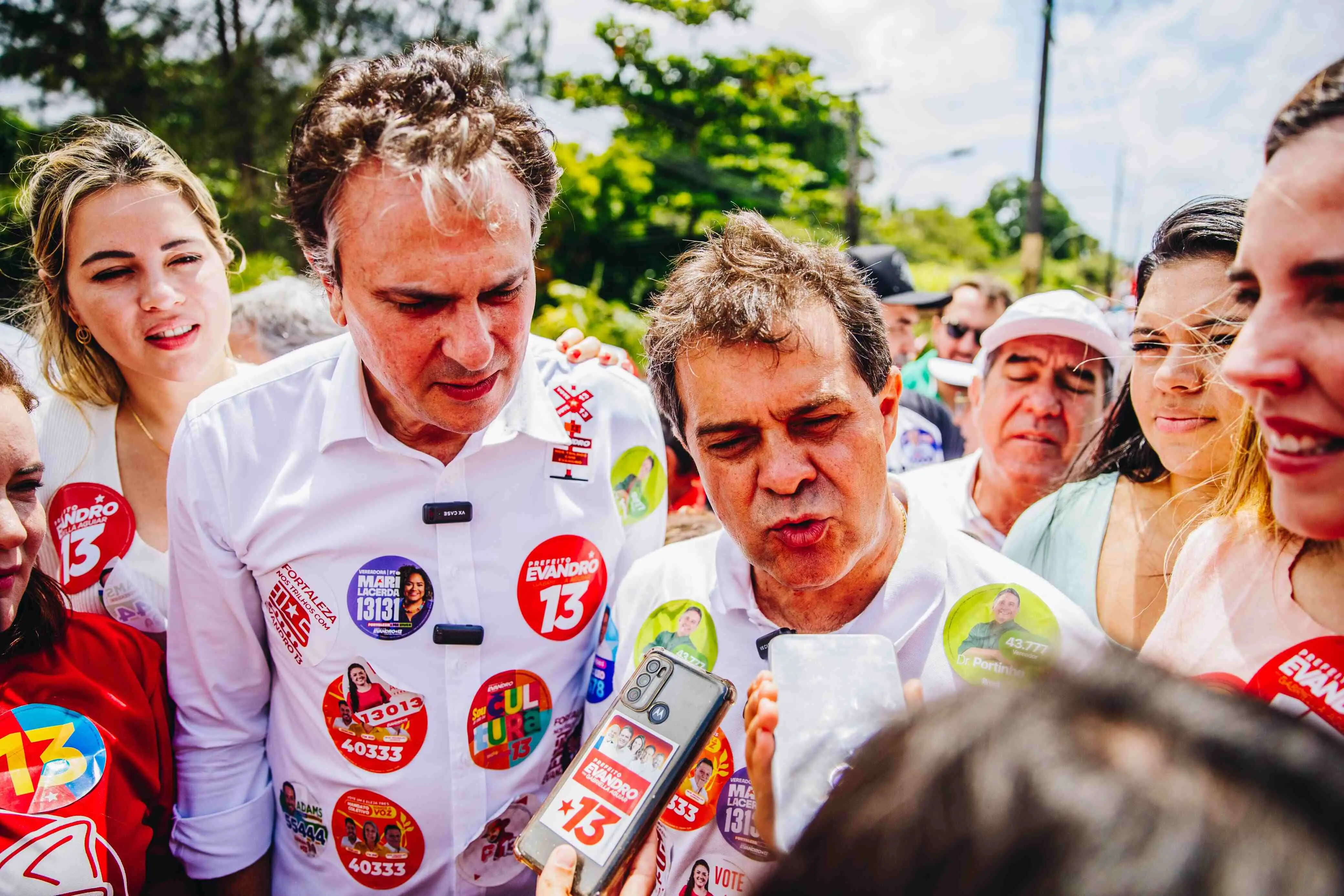 Evandro Leitão, Camilo Santana, Lula, eleições, Fortaleza