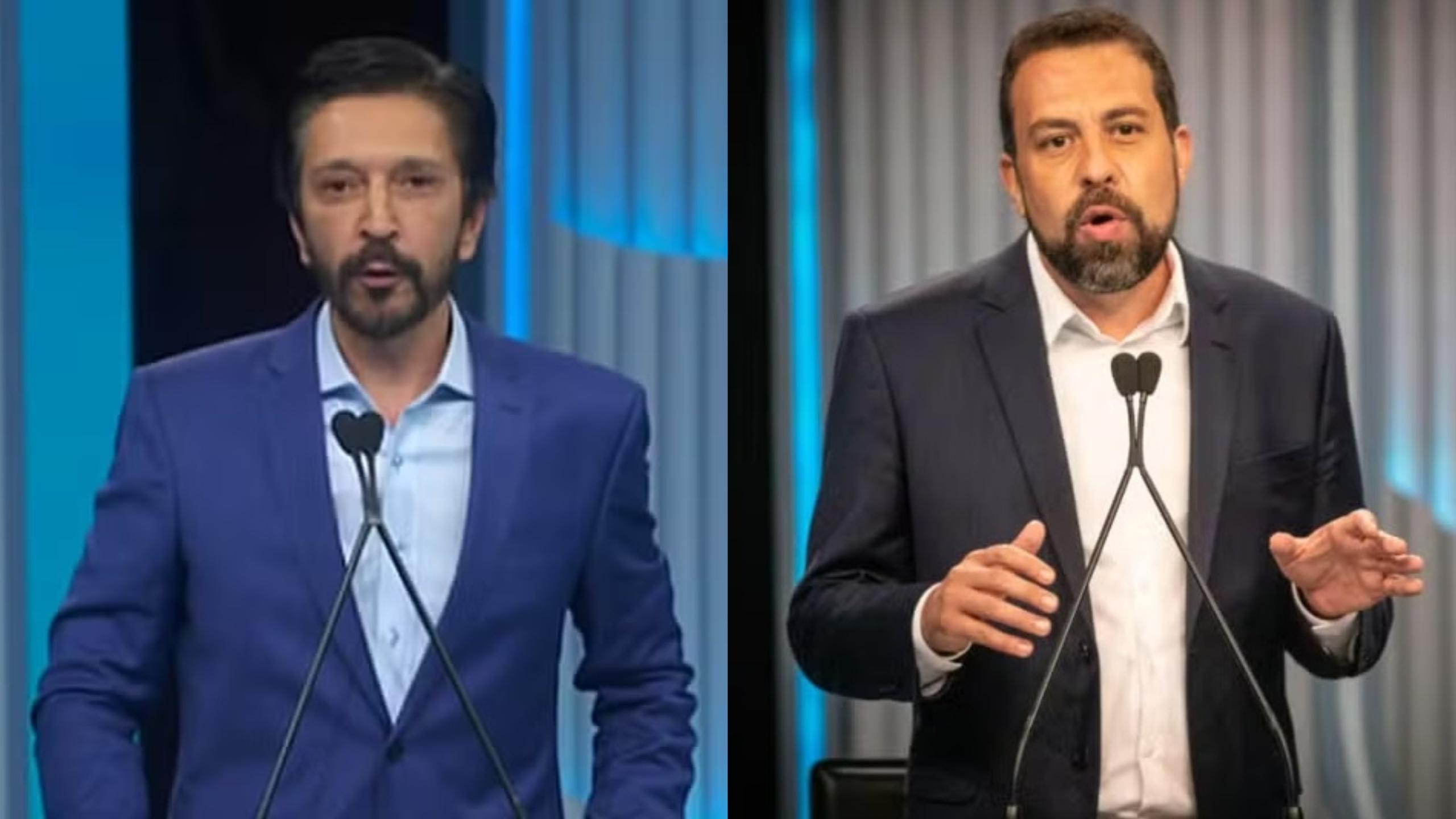 Ricardo Nunes e Guilherme Boulos irão disputar a preferência do eleitor em São Paulo