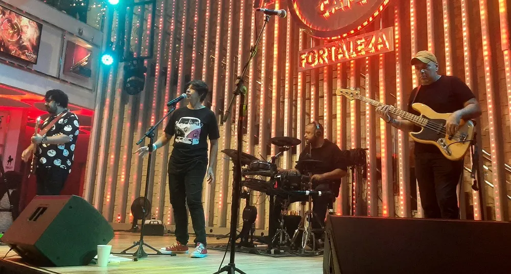 A banda Jardim Suspenso, outra integrante da programação do evento