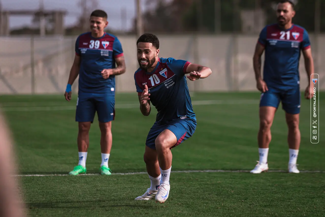 Calebe em ação pelo Fortaleza