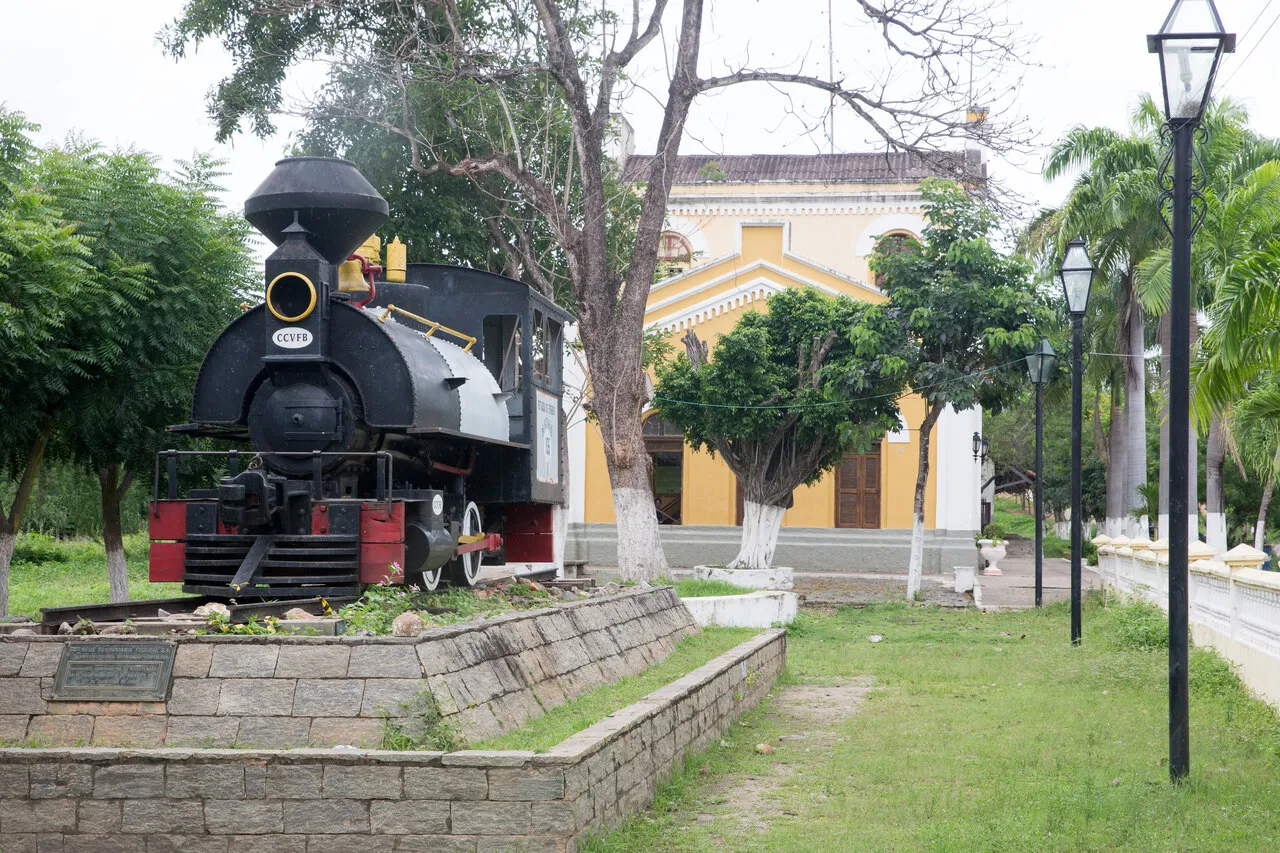 Maria-Fumaça é uma das atrações da Museu Ferroviário de Baturité