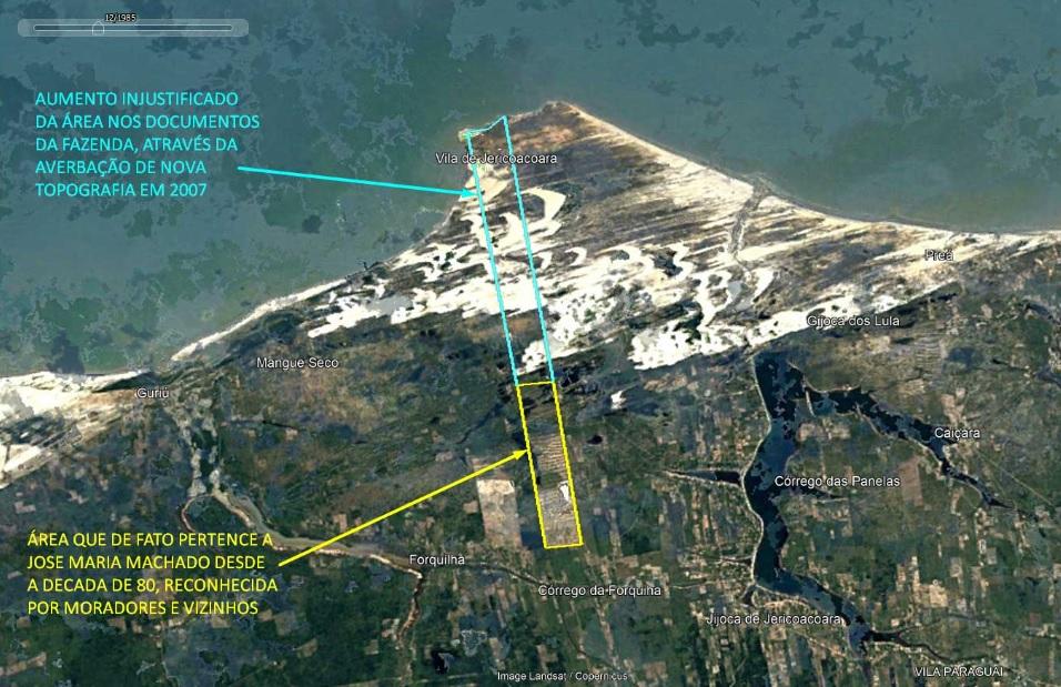 Conselho Comunitário de Jericoacoara denuncia que área das terras teria sido expandida sem justificativa