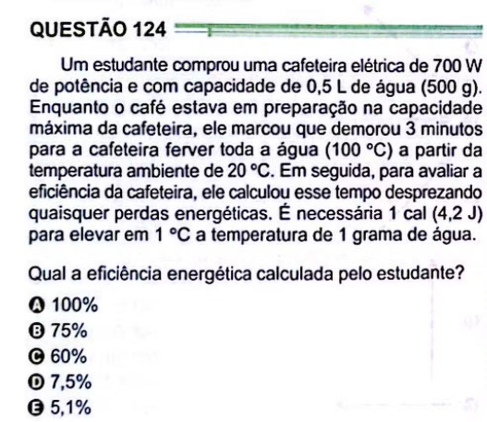 Questão física enem 2024