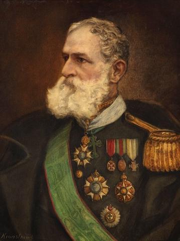 Pintura do Marechal Deodoro da Fonseca, primeiro presidente do Brasil