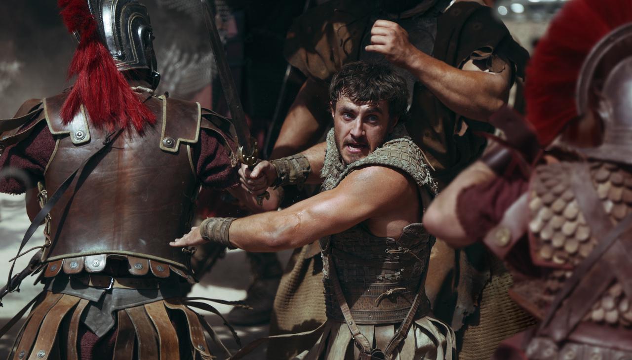 Paul Mescal em Gladiador II