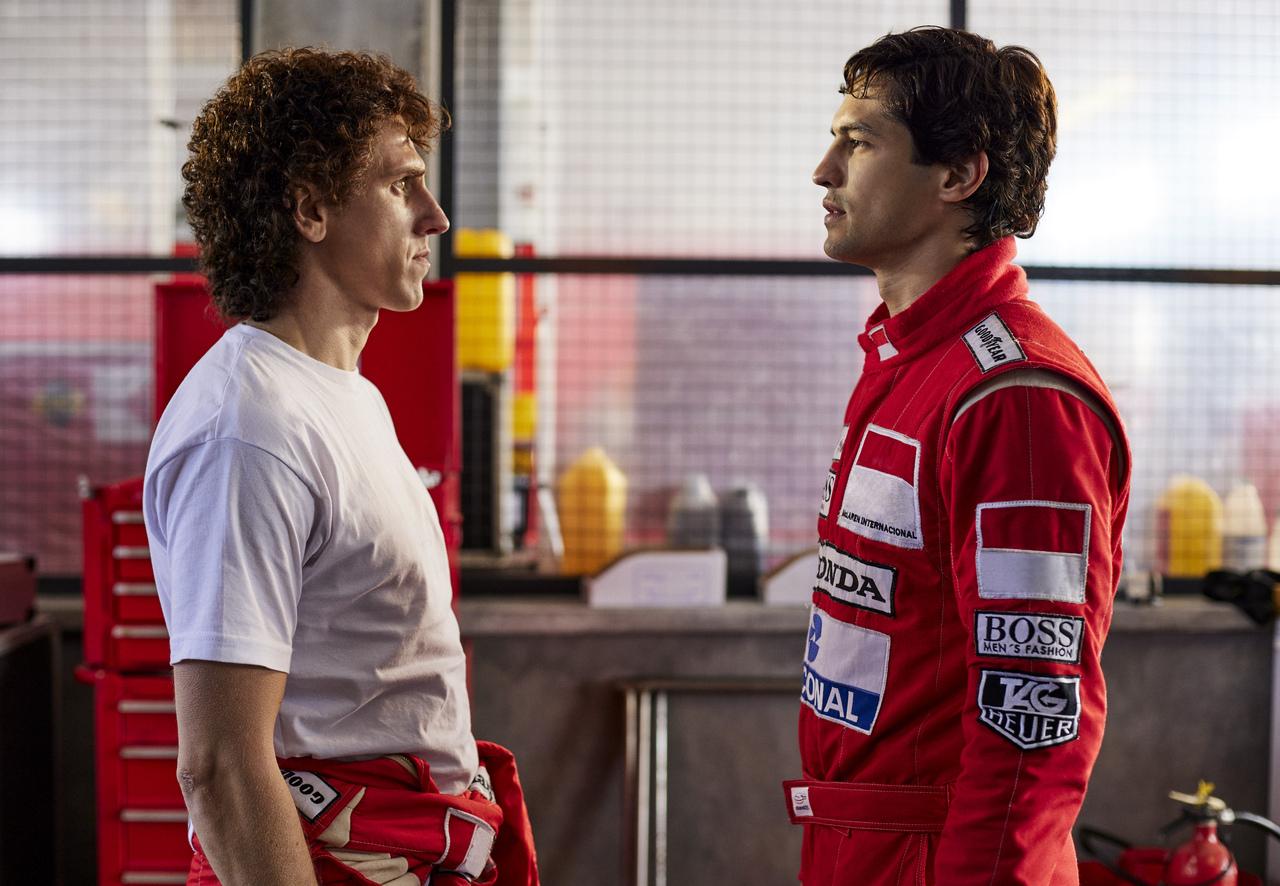 Matt Mella e Gabriel Leone em Senna