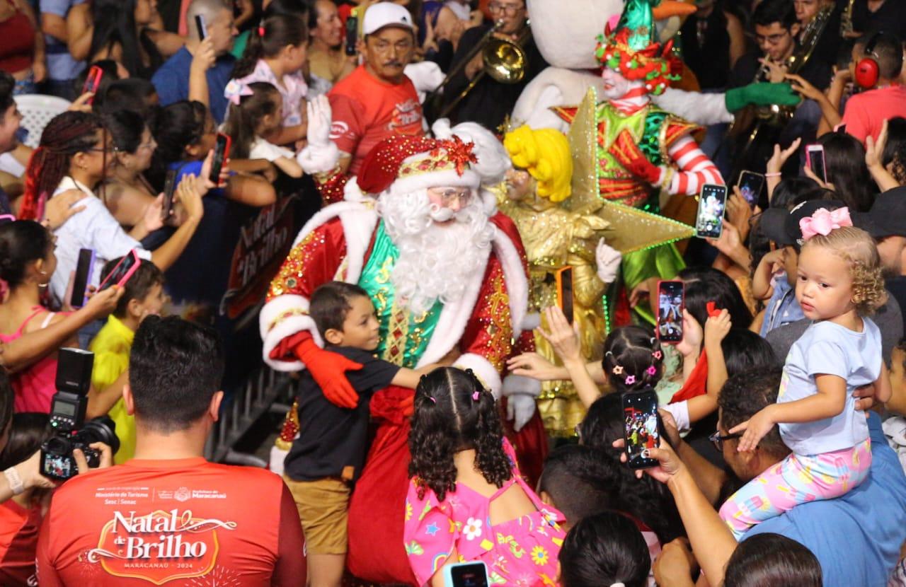 Natal de Brilho é uma realização da Prefeitura de Maracanaú, por meio da Secretaria de Cultura e Turismo (Secult)