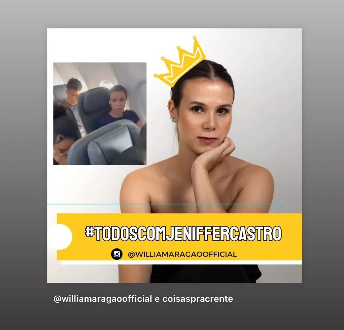 Stories Jennifer Castro. Mulher se recusar a trocar assento com criança em avião e viraliza após filmagem de mãe; veja vídeo