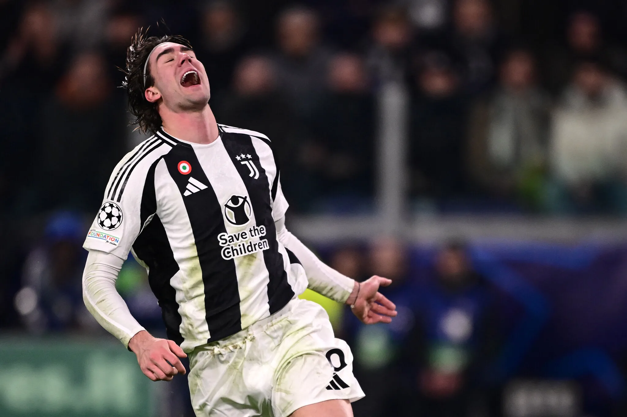 Vlahovic abriu o placar
