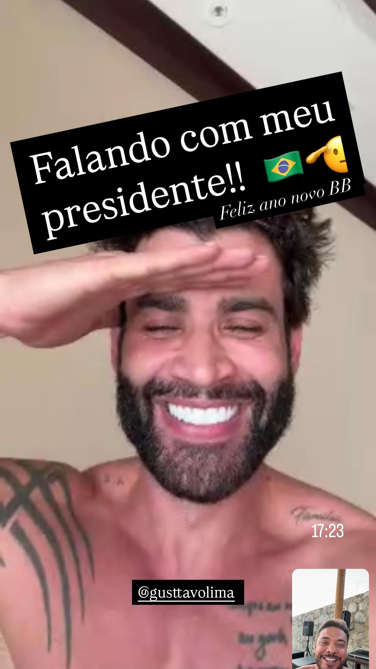 Wesley Safadão apoia possível candidatura de Gusttavo Lima em 2026: 'Falando com o meu presidente'