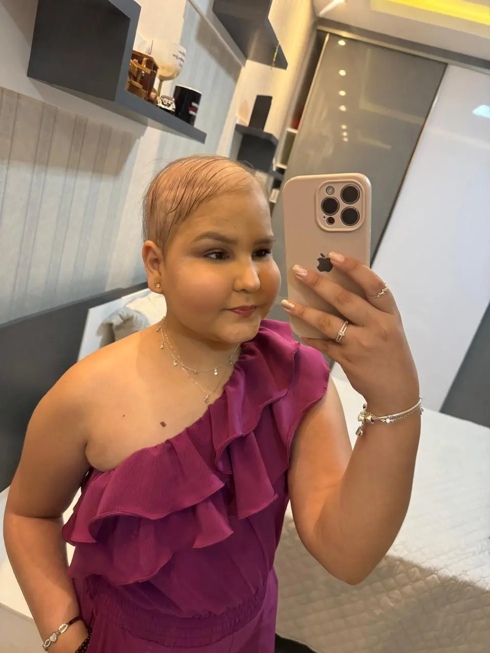 selfie de Gabriella Aguiar de Araújo