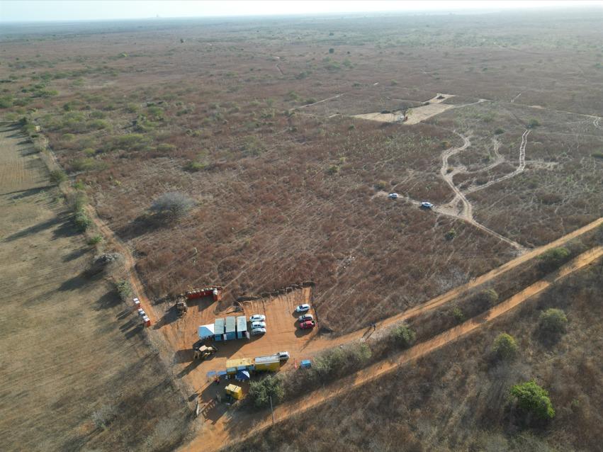 foto aérea de terreno de nova usinar solar da Kroma Energia