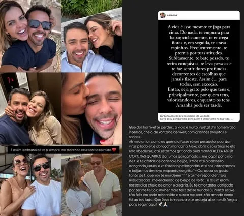 Homenagem de Francieli Pedrotti Rozales a Márcio Louzada Carpena