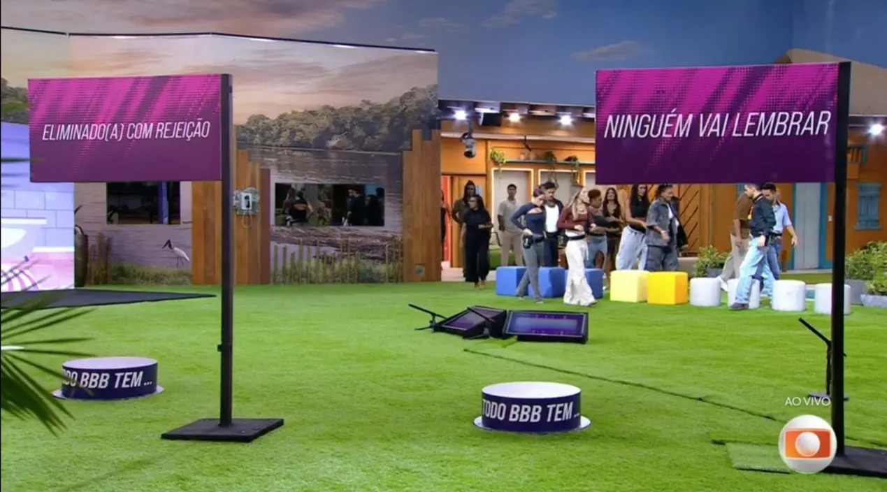 Todos os participantes tiveram que indicar três pessoas: ninguém vai lembrar, eliminado (a) com rejeição e o saboneteiro
